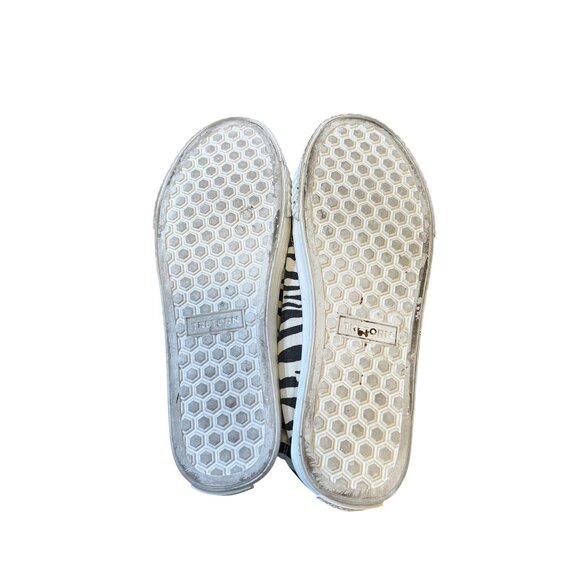 Tretorn Womens Zebra Print Lace-Up Sneakers Size 6.5 Casual Canvas Shoes - Picture 5 of 6